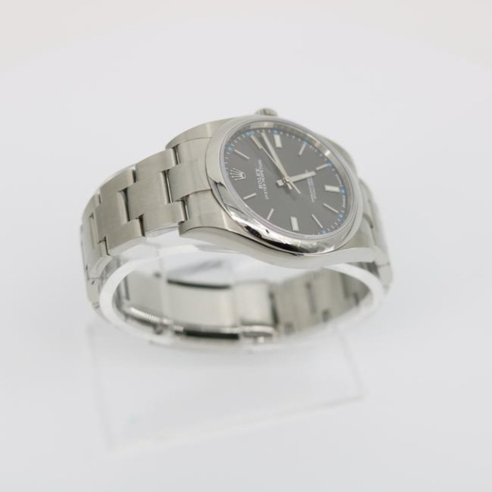 Rolex Silver Oyster Perpetual - Picture 3 of 11